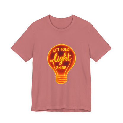 Let Your Light Shine – Jersey Short Sleeve Tee