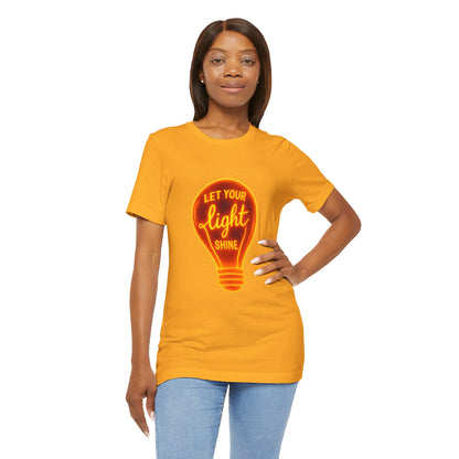 Let Your Light Shine – Jersey Short Sleeve Tee