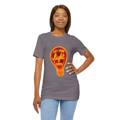 Let Your Light Shine – Jersey Short Sleeve Tee