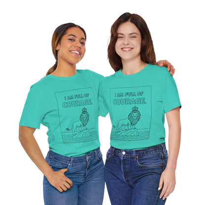 Full of Courage Lion – Affirmation Tee