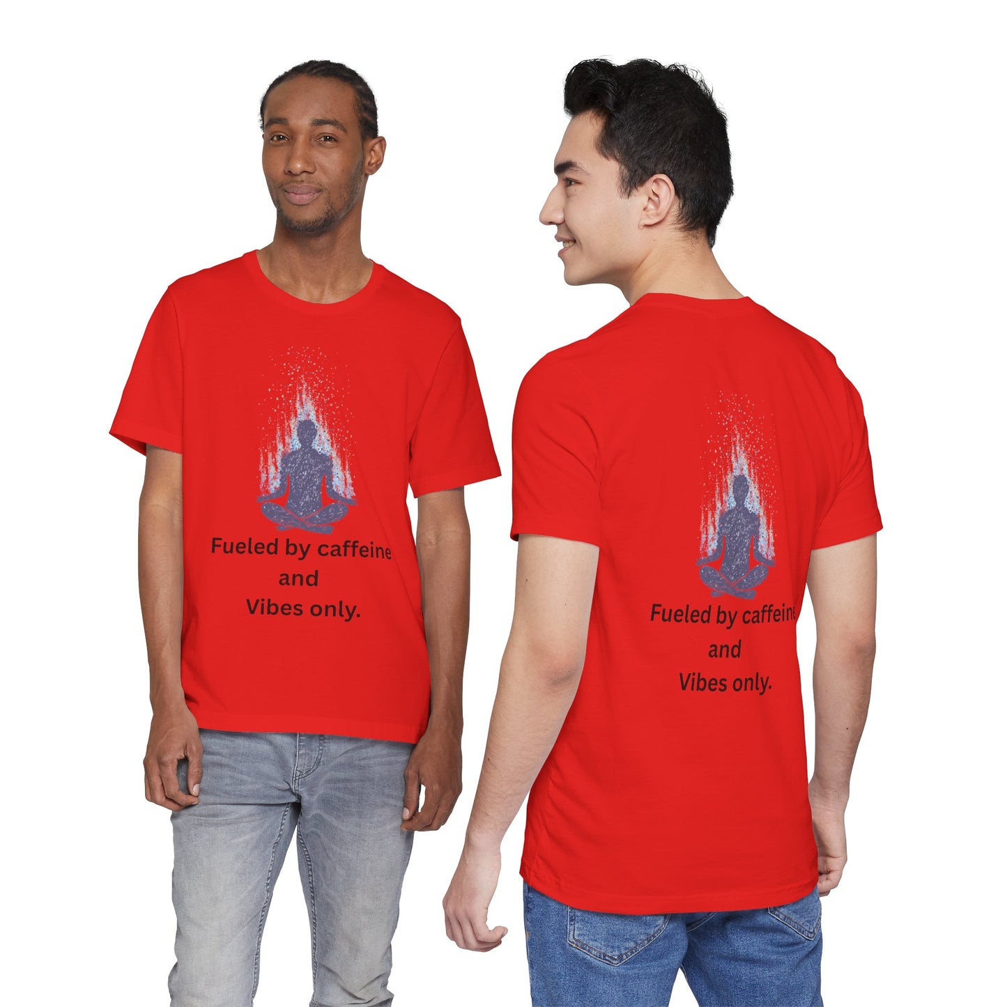 Fueled by Caffeine and Vibes – Jersey Short Sleeve Tee