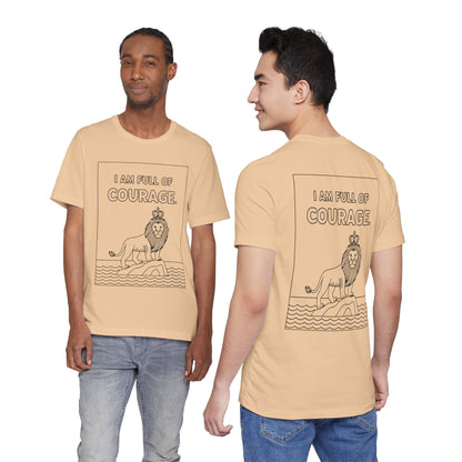 Full of Courage Lion – Affirmation Tee