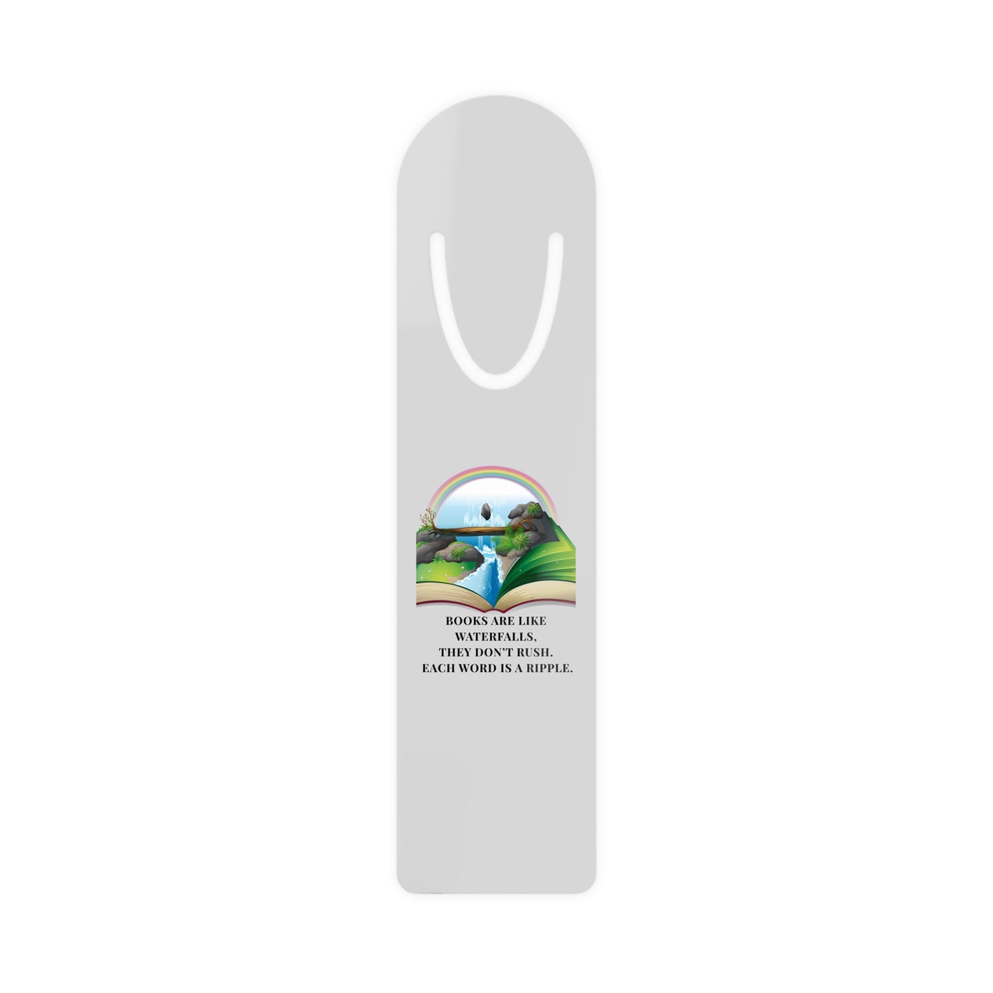 Aluminum Bookmark — A Quiet Moment Between Pages