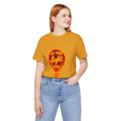 Let Your Light Shine – Jersey Short Sleeve Tee