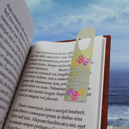 Delightful Handprint Bookmark – Fun Reading Gift for Kids and Teachers