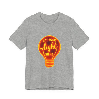 Let Your Light Shine – Jersey Short Sleeve Tee