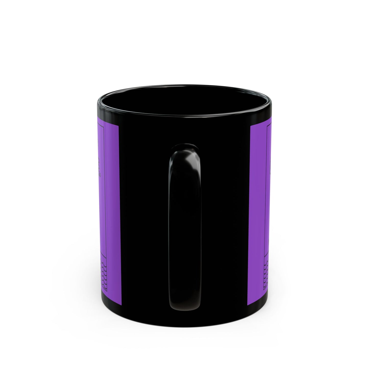 Purple Full of Courage Lion Affirmation Mug