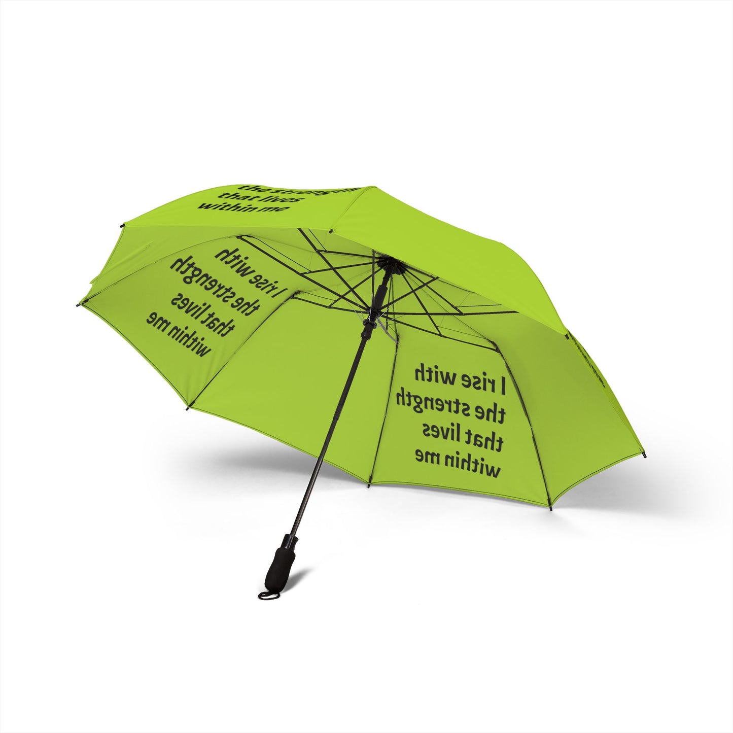 I rise with the strength that lives within me — Semi‑Automatic Foldable Umbrella
