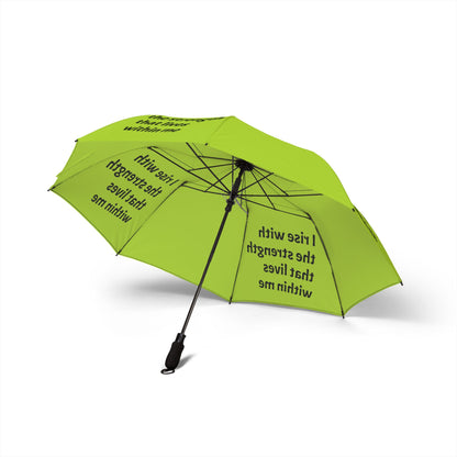 I rise with the strength that lives within me — Semi‑Automatic Foldable Umbrella