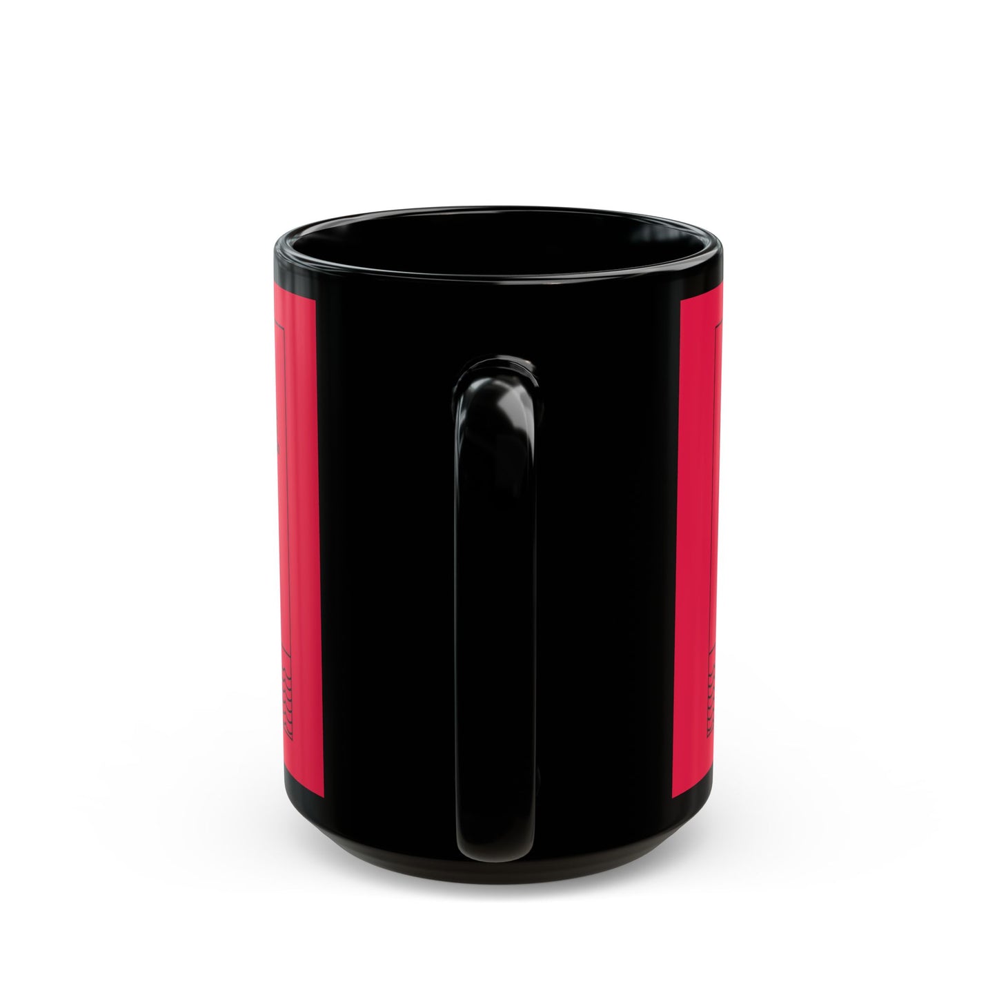 Red Full of Courage Lion Affirmation Mug
