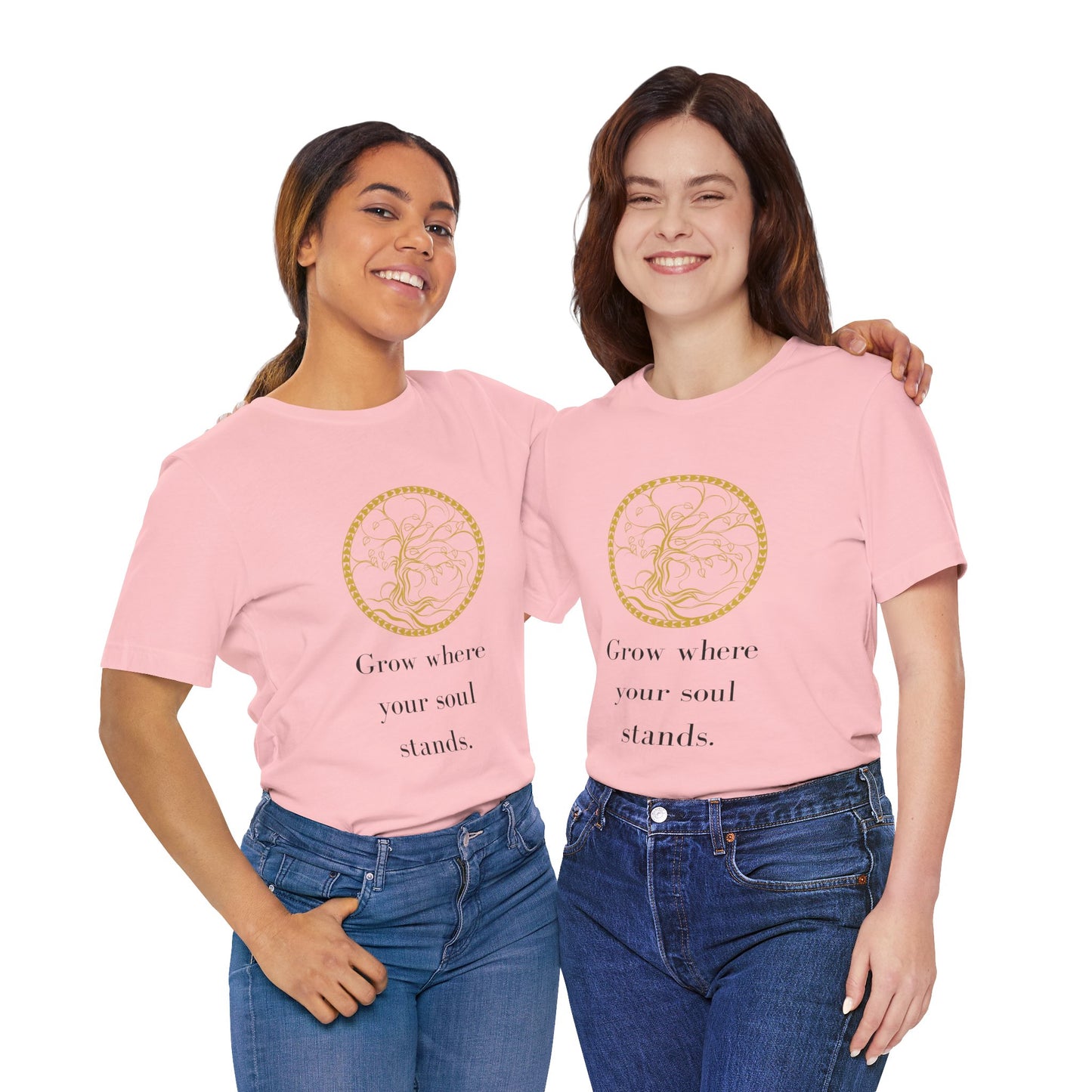Grow Where Your Soul Stands – Jersey Short Sleeve Tee
