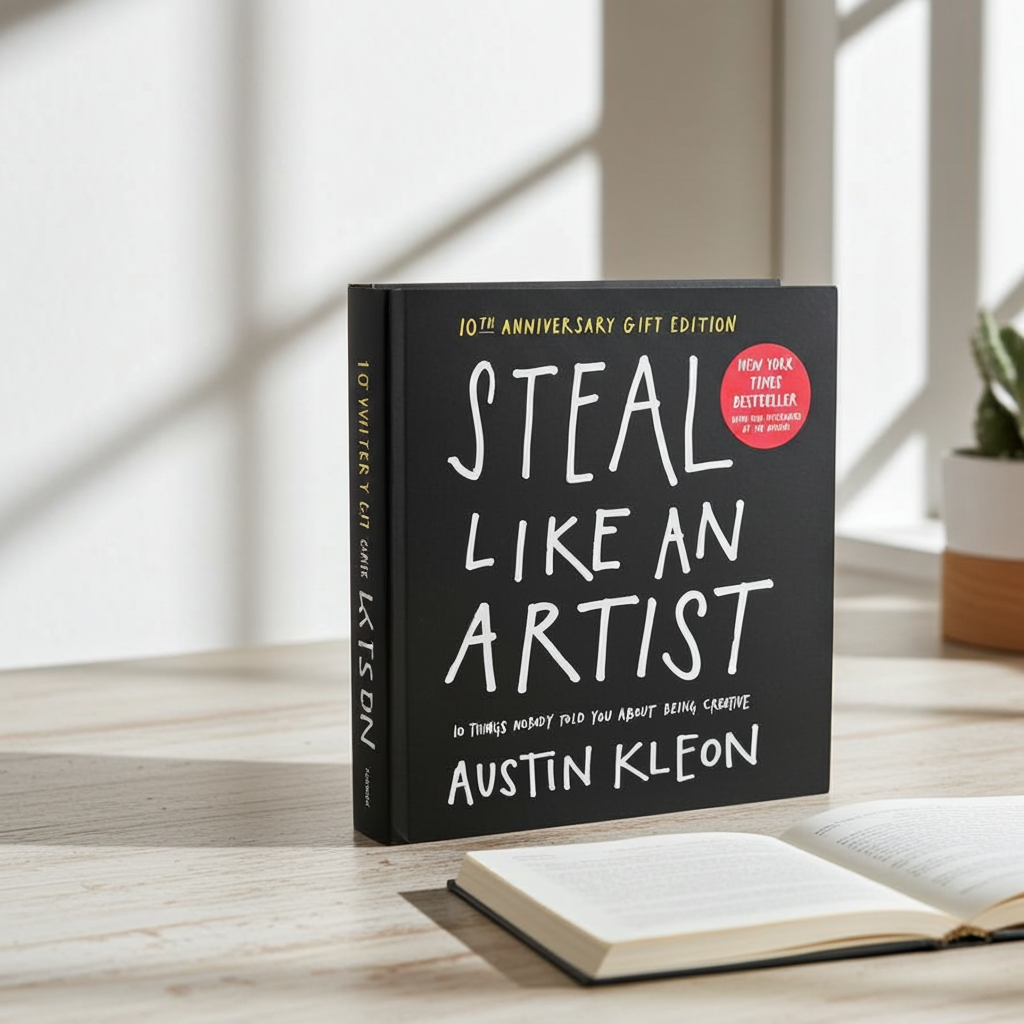 Steal Like an Artist by Austin Kleon Paperback Creative Self Help Book