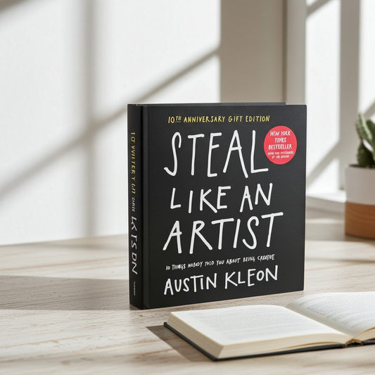 Steal Like an Artist by Austin Kleon Paperback Creative Self Help Book