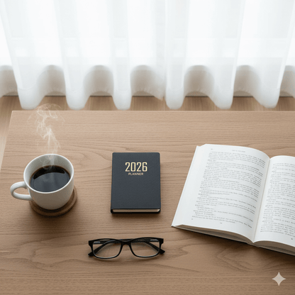 2026 A7 Mini Daily Planner English Pocket Schedule Book Thin Weekly Calendar