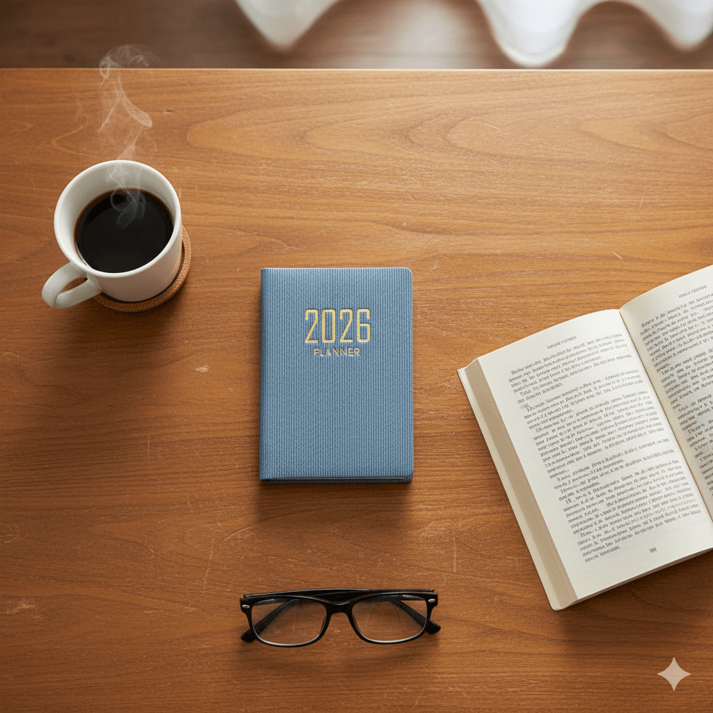 2026 A7 Mini Daily Planner English Pocket Schedule Book Thin Weekly Calendar