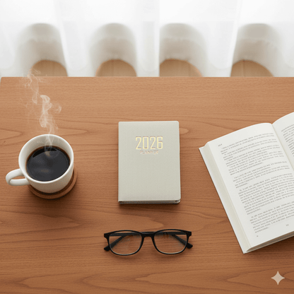 2026 A7 Mini Daily Planner English Pocket Schedule Book Thin Weekly Calendar