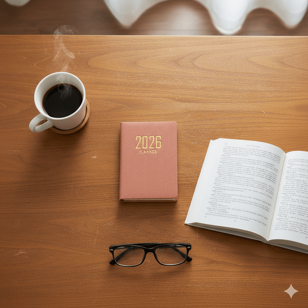 2026 A7 Mini Daily Planner English Pocket Schedule Book Thin Weekly Calendar