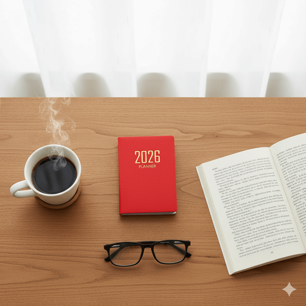 2026 A7 Mini Daily Planner English Pocket Schedule Book Thin Weekly Calendar