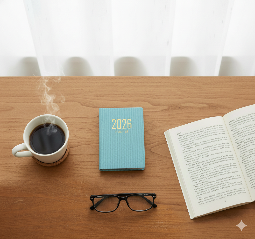 2026 A7 Mini Daily Planner English Pocket Schedule Book Thin Weekly Calendar