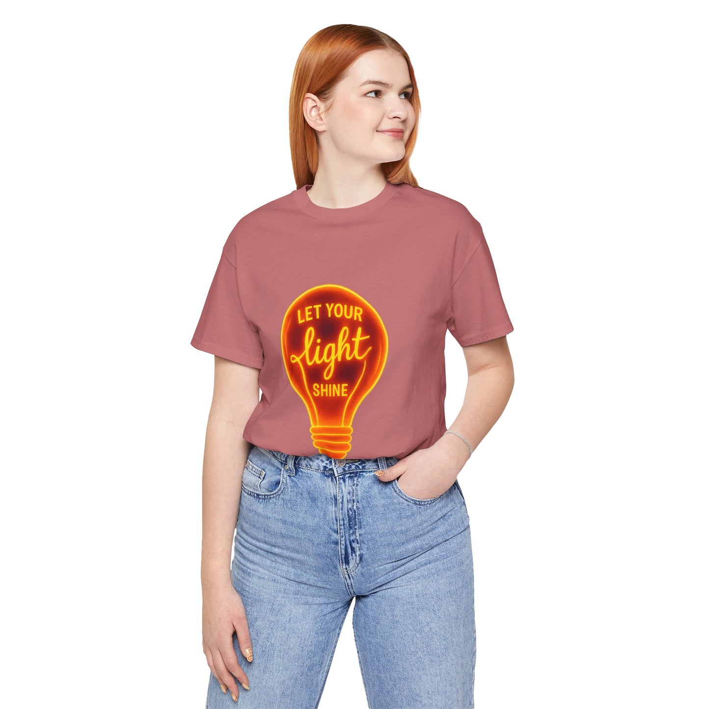 Let Your Light Shine – Jersey Short Sleeve Tee