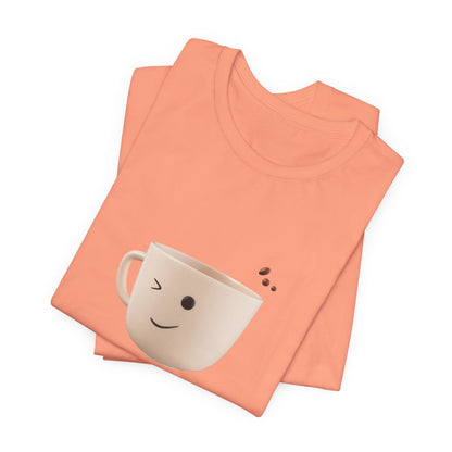 Caffeine Sharpens Me, Confidence Shapes Me – Jersey Short Sleeve Tee