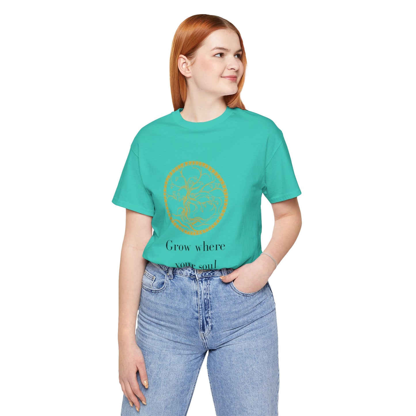 Grow Where Your Soul Stands – Jersey Short Sleeve Tee
