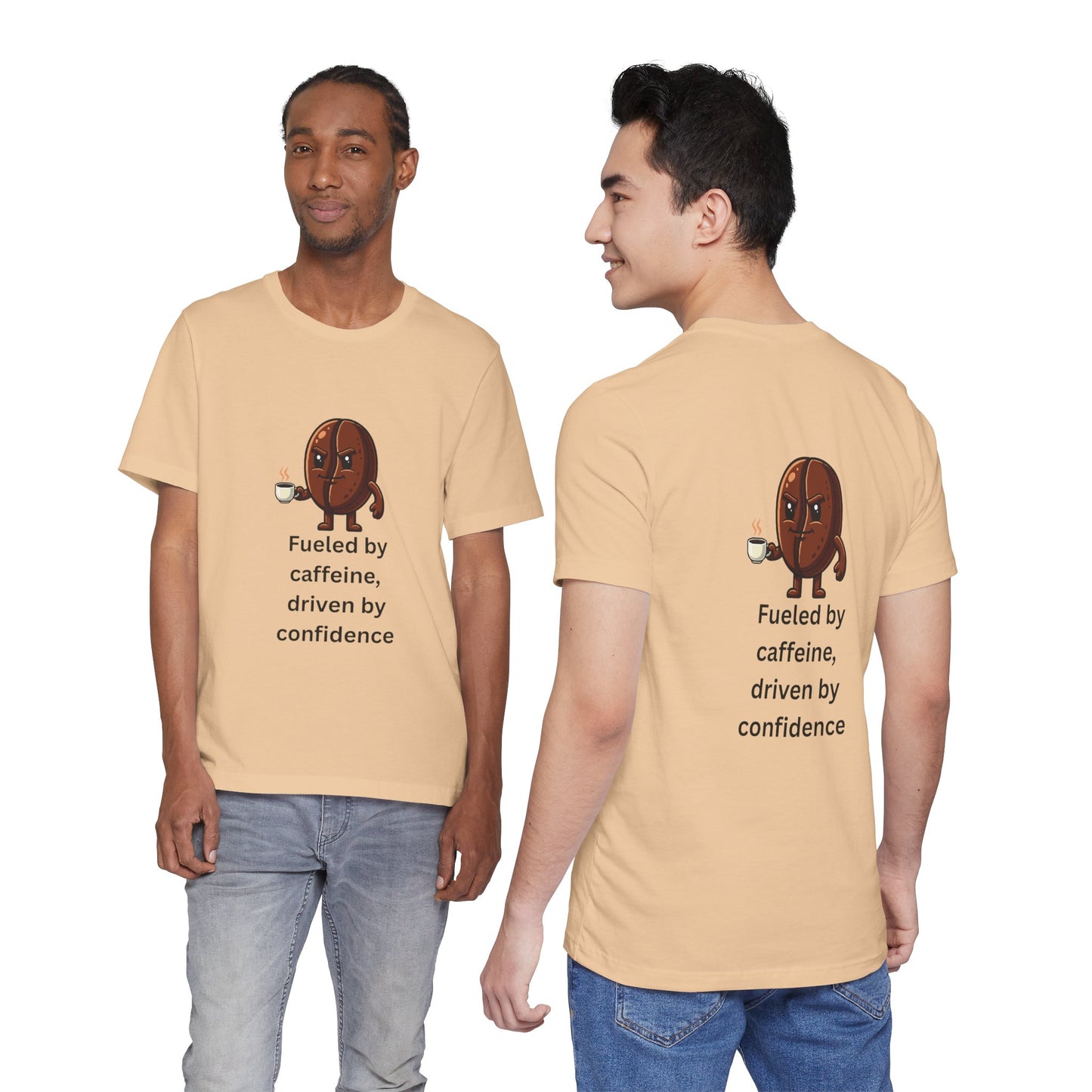 Fueled by Caffeine, Driven by Confidence – Jersey Short Sleeve Tee