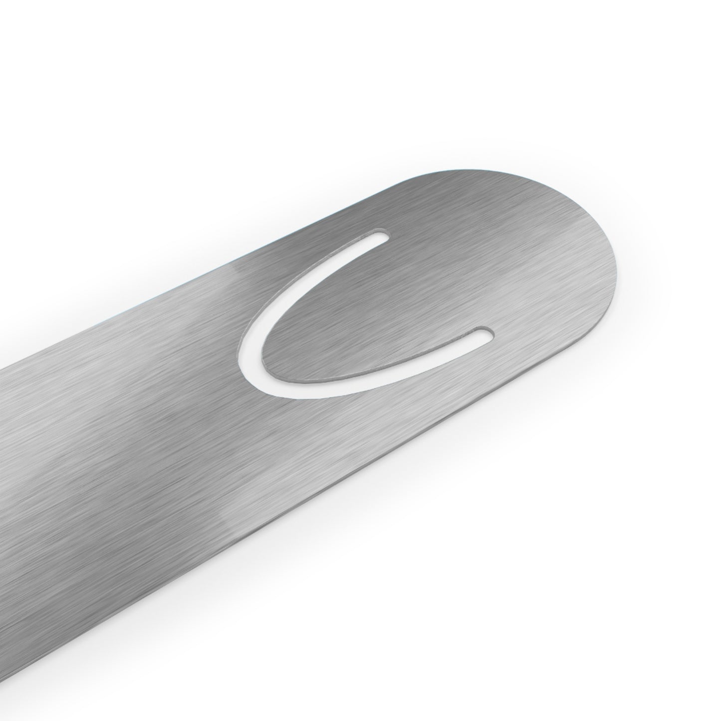 Blue Aluminium Bookmark — Books Are Like Waterfalls