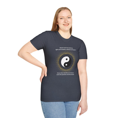 Yin Yang Inspirational T-Shirt – Unisex Tee for Balance, Mindfulness & Inner Peace