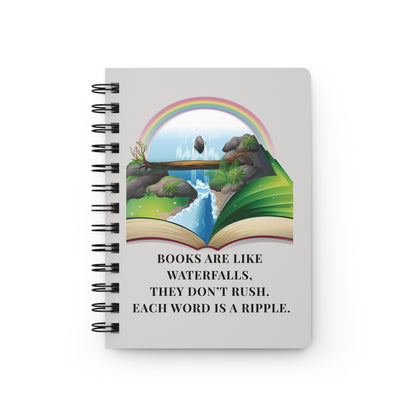 Spiral Notebook — Where Stories Flow Like Water
