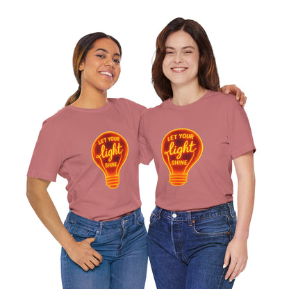 Let Your Light Shine – Jersey Short Sleeve Tee