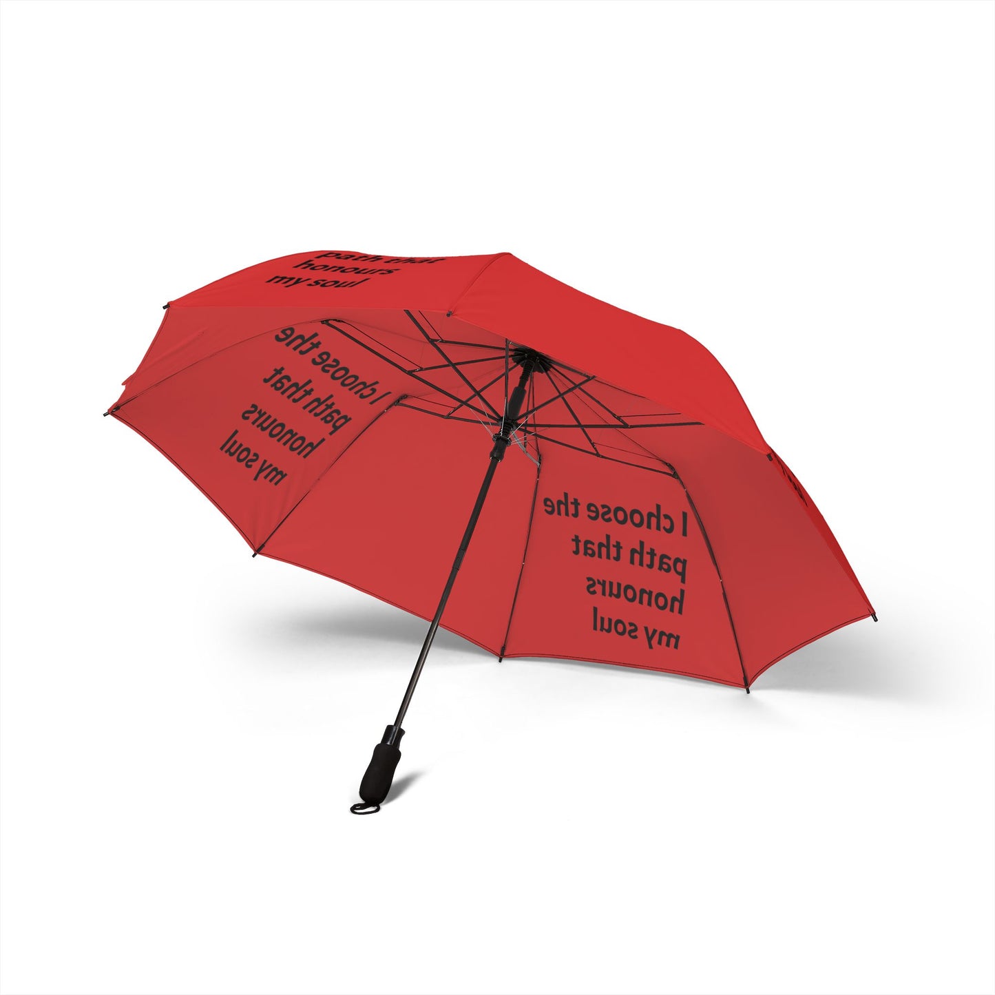 I choose the path that honours my soul — Semi‑Automatic Foldable Umbrella