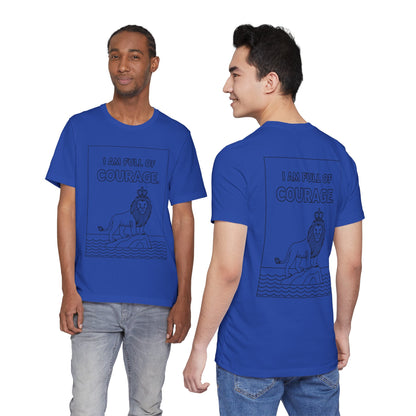 Full of Courage Lion – Affirmation Tee