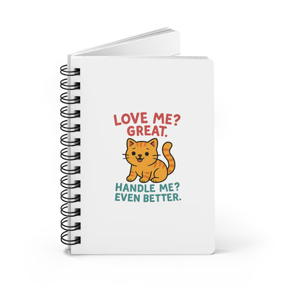 Spiral Notebook — Handle Me Gently