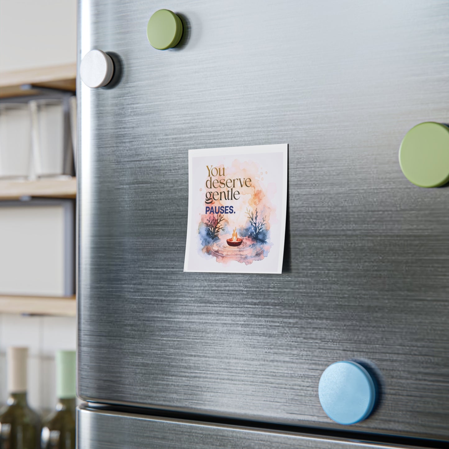 You Deserve Gentle Pauses — Motivational Post-it Note Pad