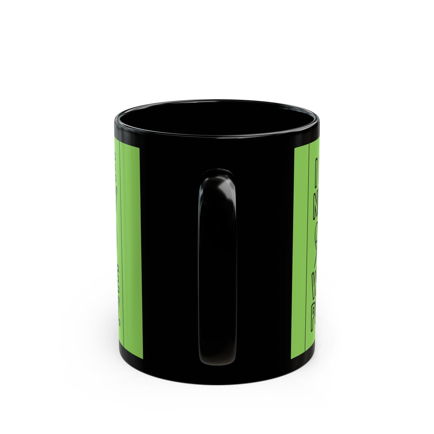 I Release Negativity and Welcome Positivity — Fresh Green Design Ceramic Mug