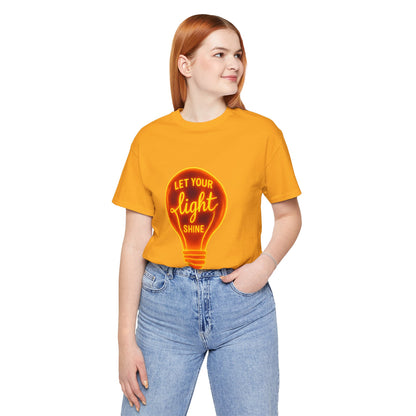 Let Your Light Shine – Jersey Short Sleeve Tee