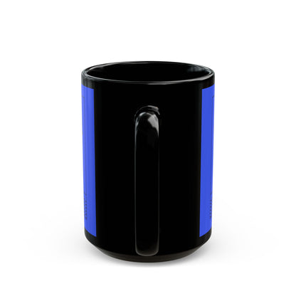Dark Blue Full of Courage Lion Affirmation Mug