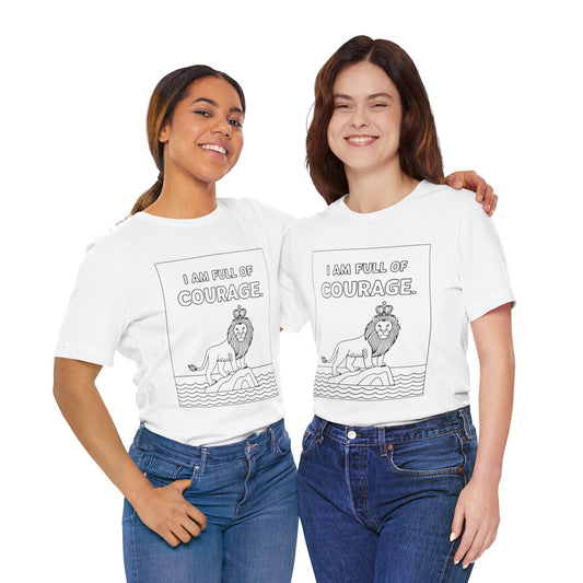 Full of Courage Lion – Affirmation Tee