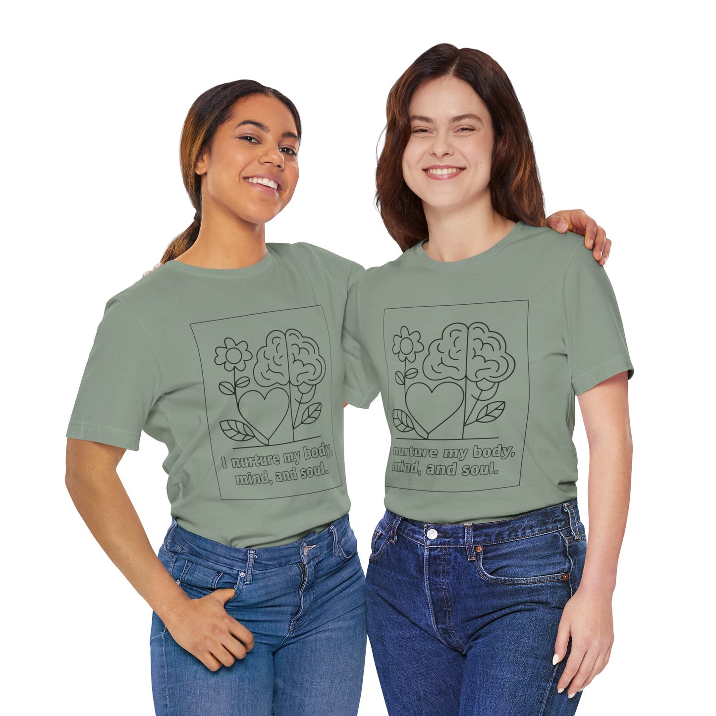 Nurture My Body, Mind & Soul – Affirmation Tee
