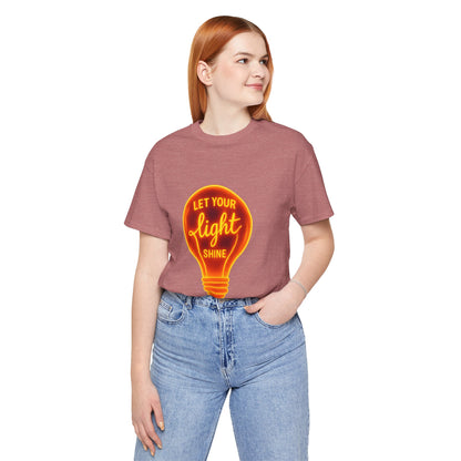 Let Your Light Shine – Jersey Short Sleeve Tee