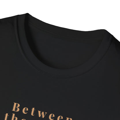 Book Lover T-Shirt — "Between the pages, I find gratitude" Autumn Reading Tee