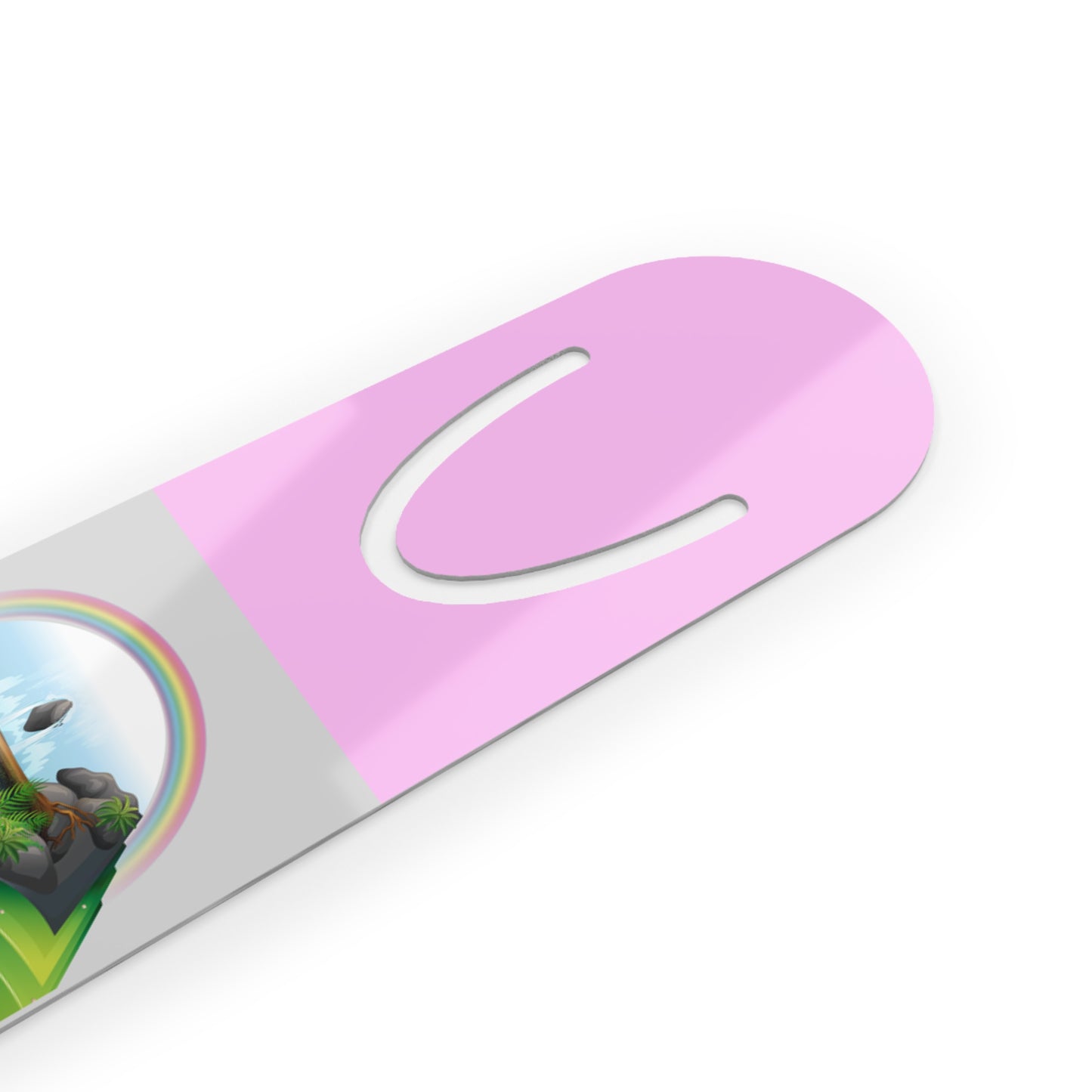 Aluminium Bookmark — Books Are Like Waterfalls