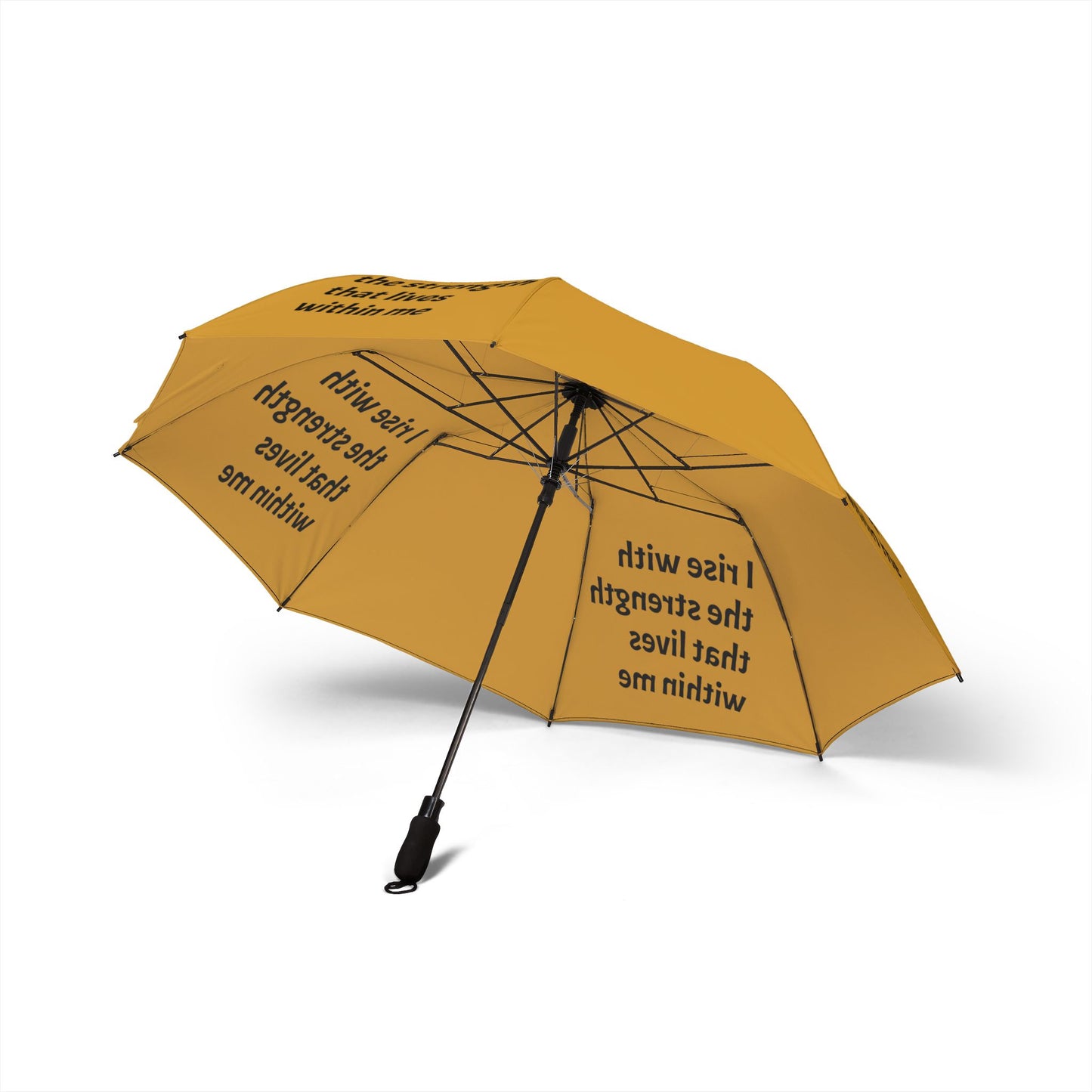 I rise with the strength that lives within me — Semi‑Automatic Foldable Umbrella