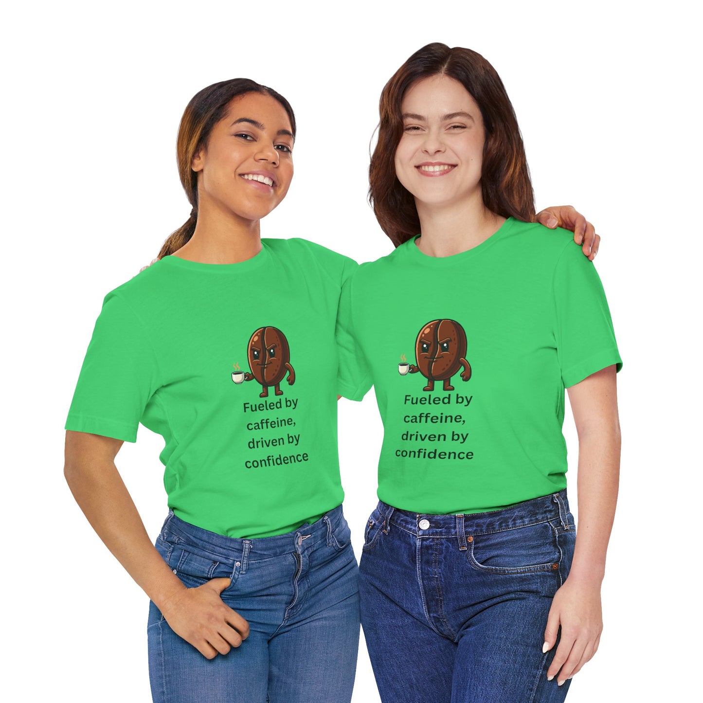 Fueled by Caffeine, Driven by Confidence – Jersey Short Sleeve Tee