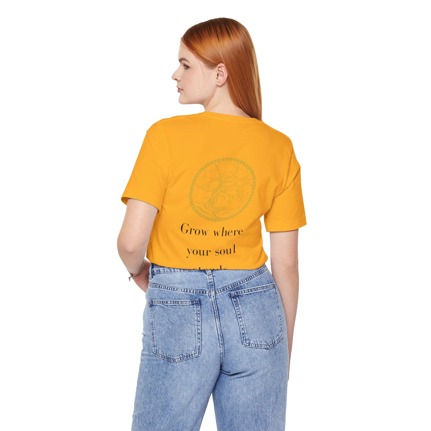 Grow Where Your Soul Stands – Jersey Short Sleeve Tee