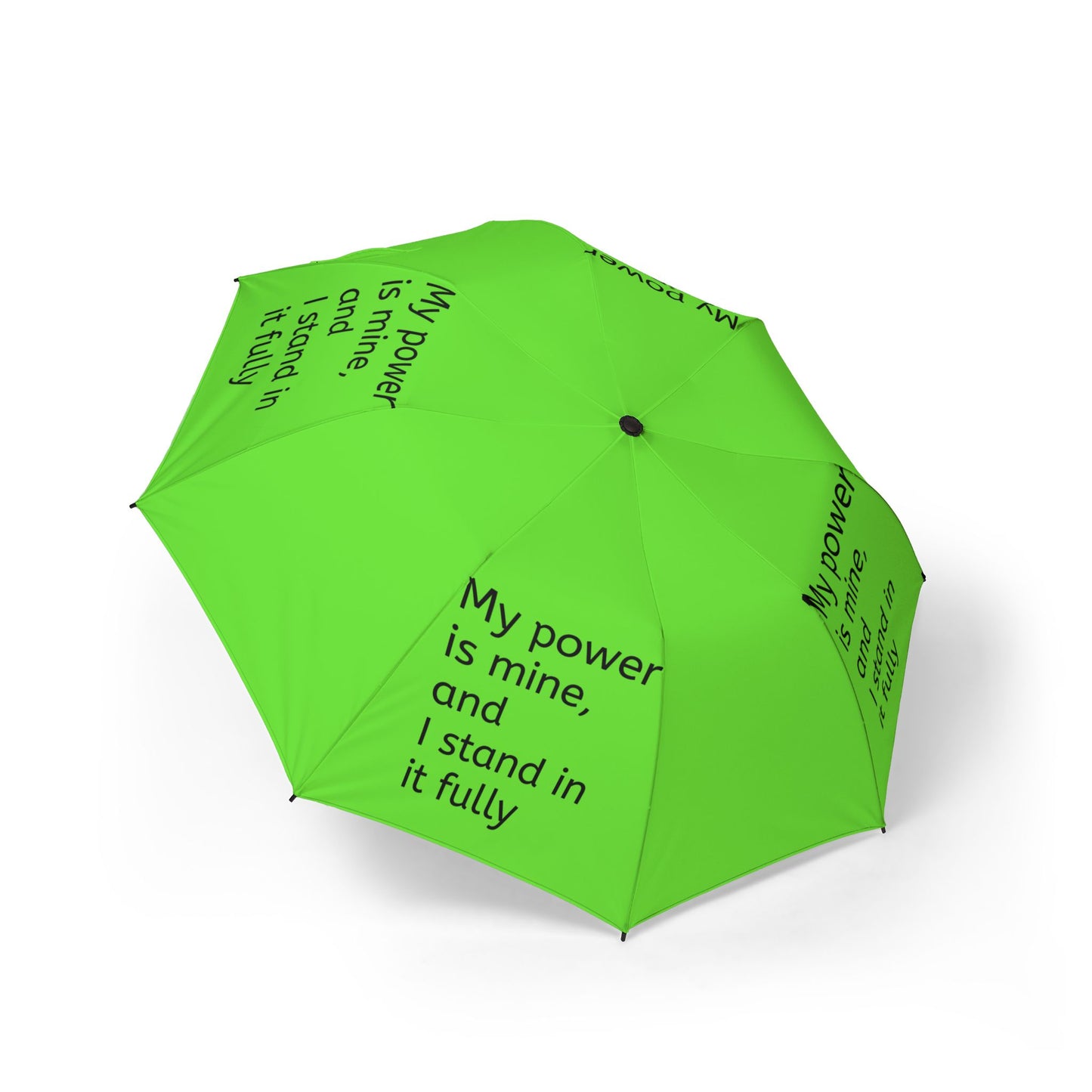 My power is mine, and I stand in it fully — Semi‑Automatic Foldable Umbrella