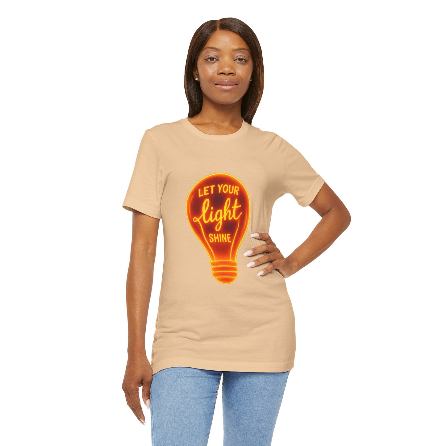 Let Your Light Shine – Jersey Short Sleeve Tee