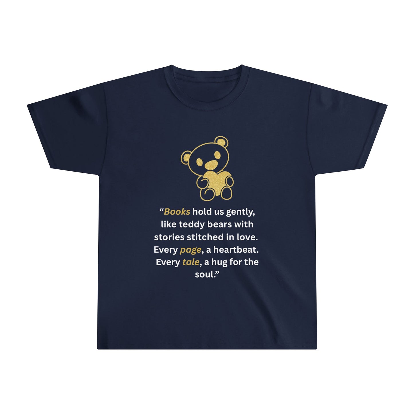 Heartfelt Teddy Bear Youth Tee – Cozy, Inspirational Shirt for Kids