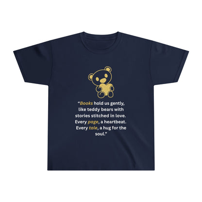 Heartfelt Teddy Bear Youth Tee – Cozy, Inspirational Shirt for Kids